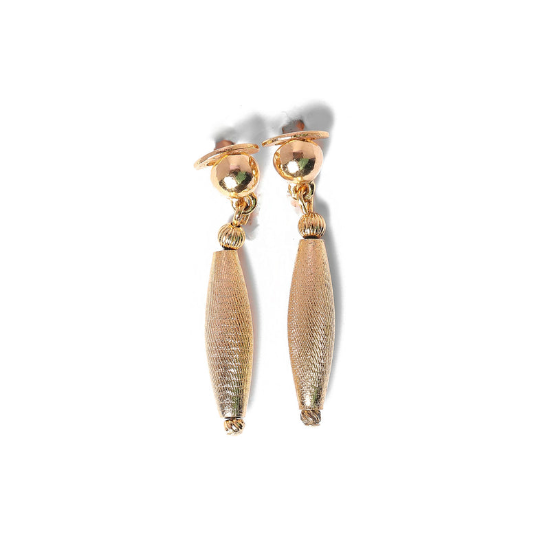 Vintage Textured Dangler Earrings - beg borrow steal studio