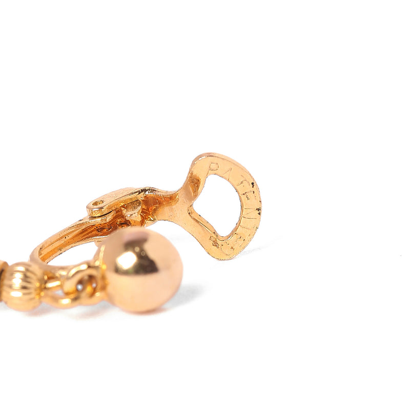 Vintage Textured Dangler Earrings - beg borrow steal studio