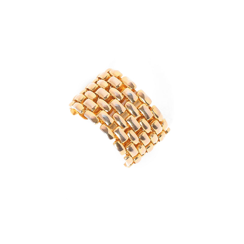 Vintage Brick Lay Link Earrings - beg borrow steal studio