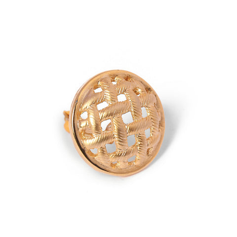 Vintage Basket Weave Earrings