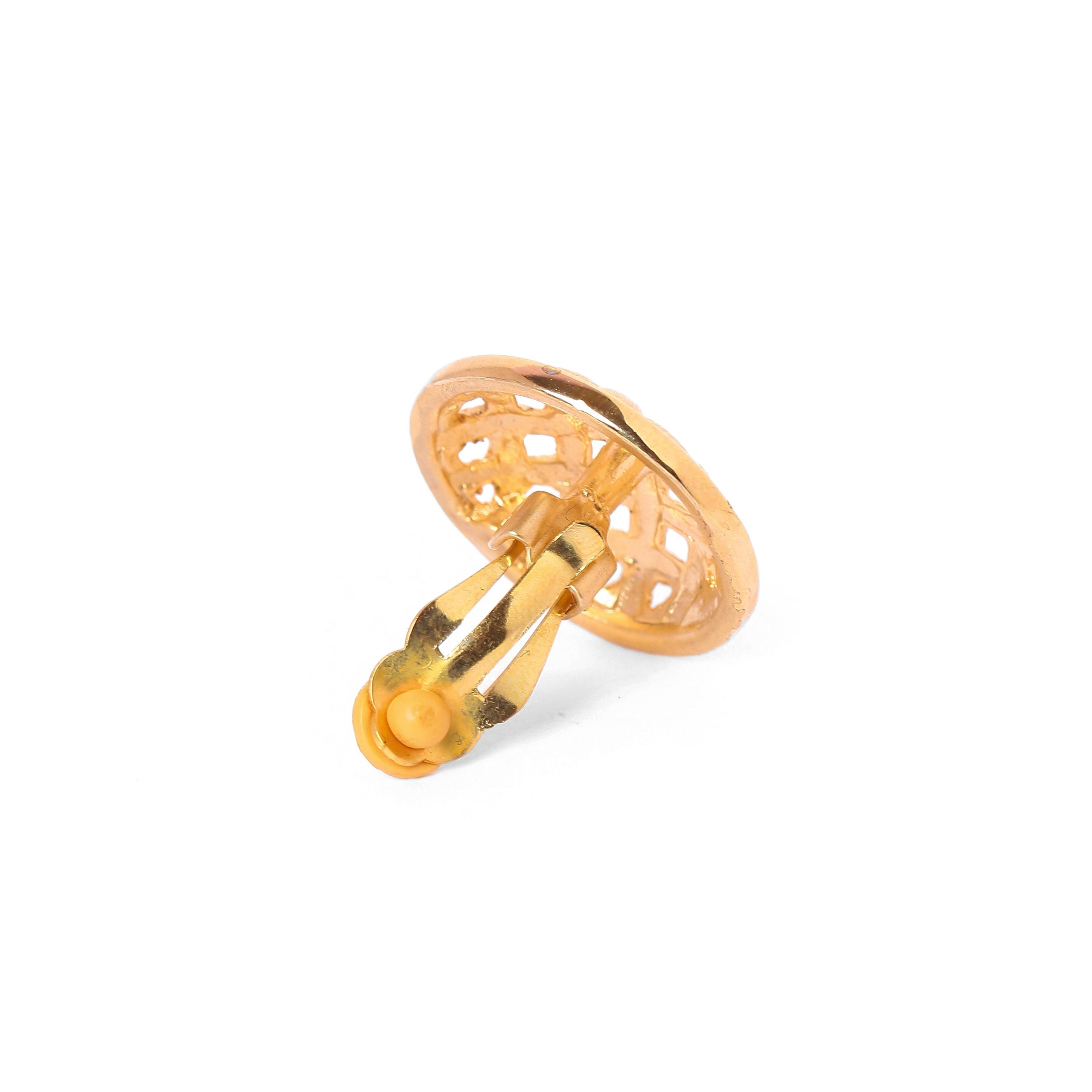 Vintage Basket Weave Earrings - beg borrow steal studio