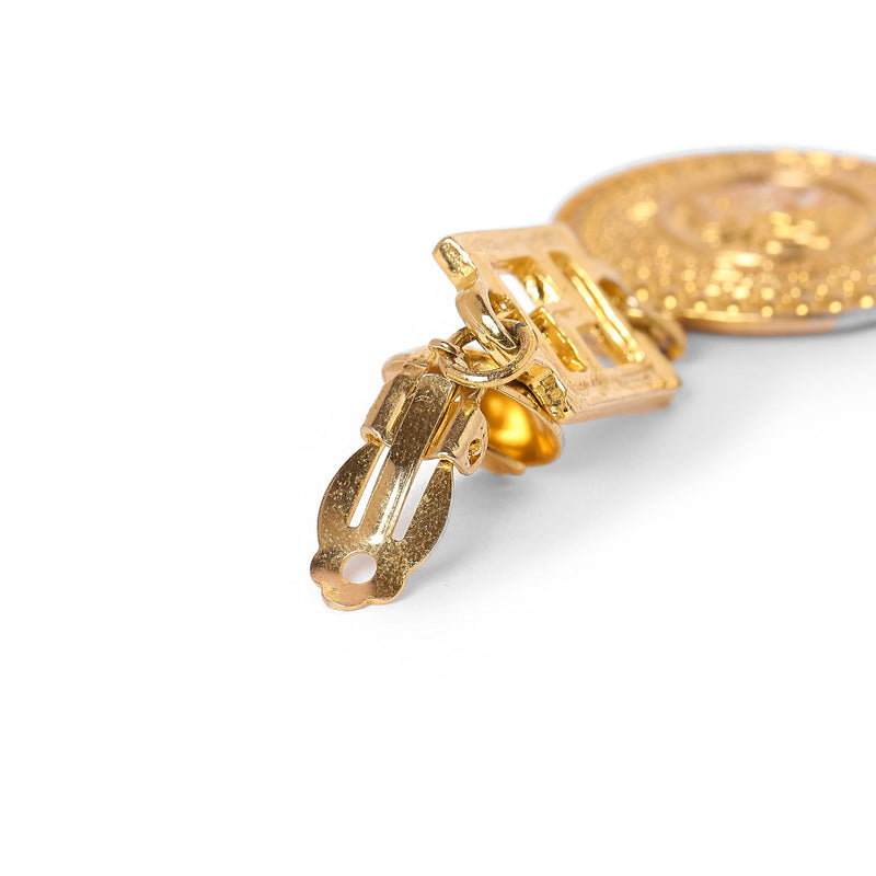 Vintage Medusa Dangler Earrings - beg borrow steal studio
