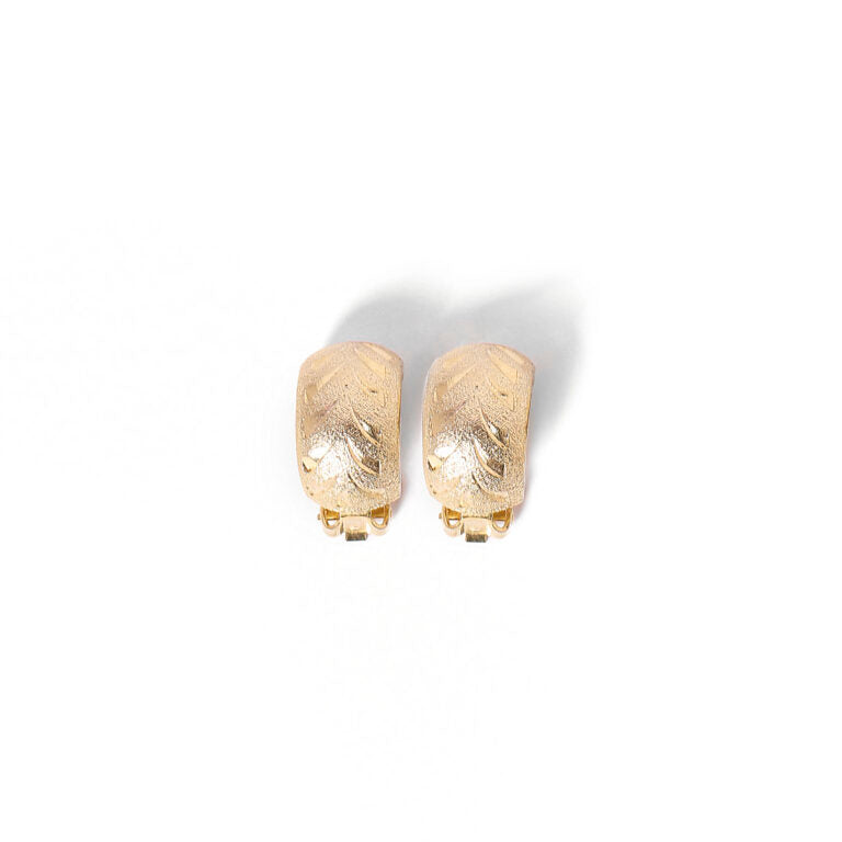 Vintage Two Toned Gold Earrings - beg borrow steal studio
