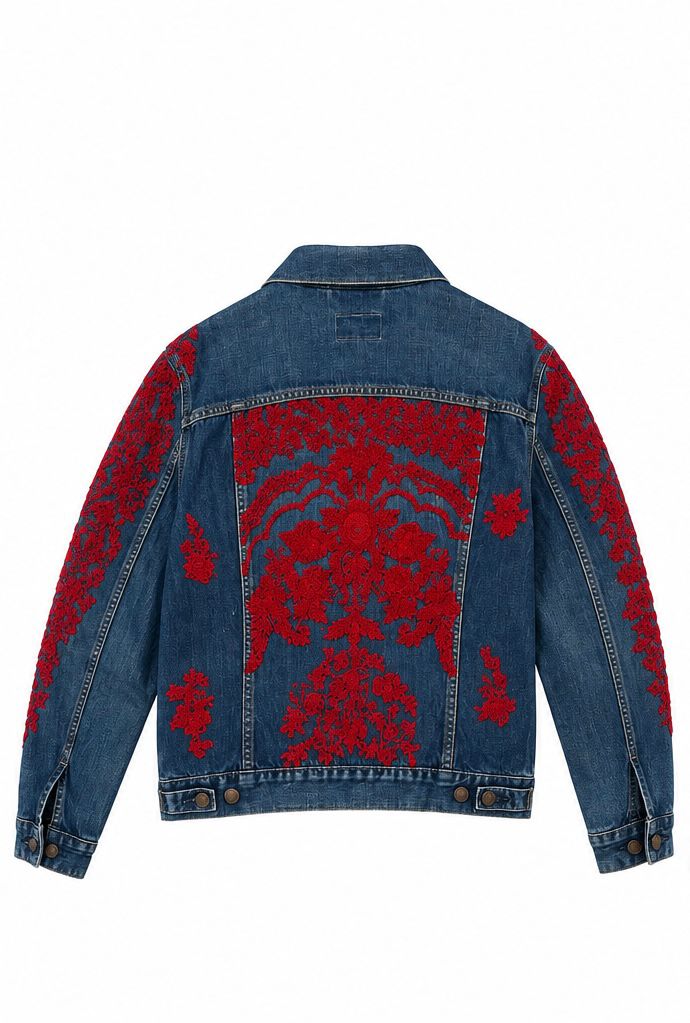 Vintage Levi's x Sabyasachi embroidery Upcycle Jacket