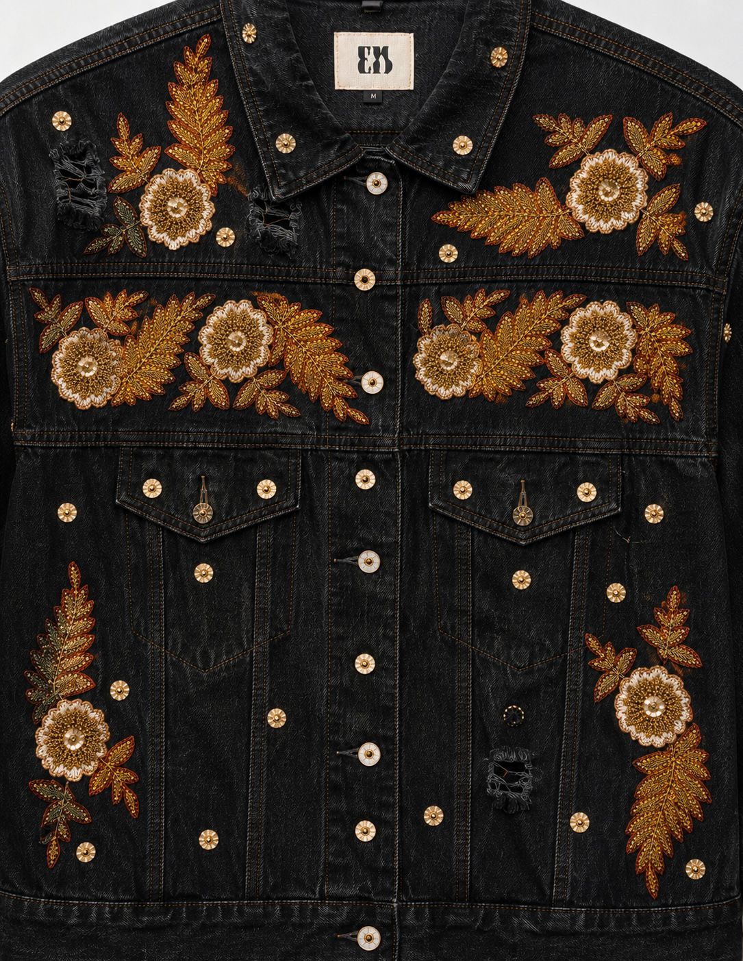 Vintage Levi's x Sabyasachi embroidery Upcycle Jacket