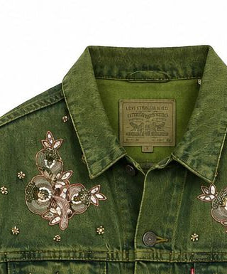Vintage Levi's x Sabyasachi embroidery Upcycle Jacket