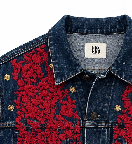 Vintage Levi's x Sabyasachi embroidery Upcycle Jacket