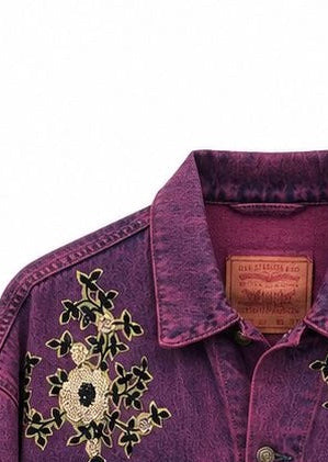 Vintage Levi's x Sabyasachi embroidery Upcycle Jacket