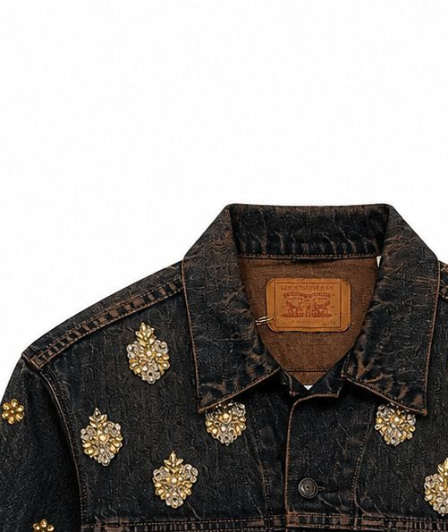 Vintage Levi's x Sabyasachi embroidery Upcycle Jacket
