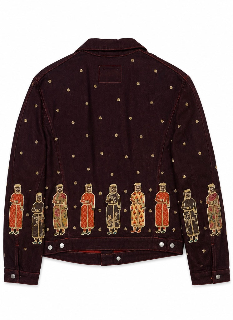 Vintage Levi's x Sabyasachi embroidery Upcycle Jacket