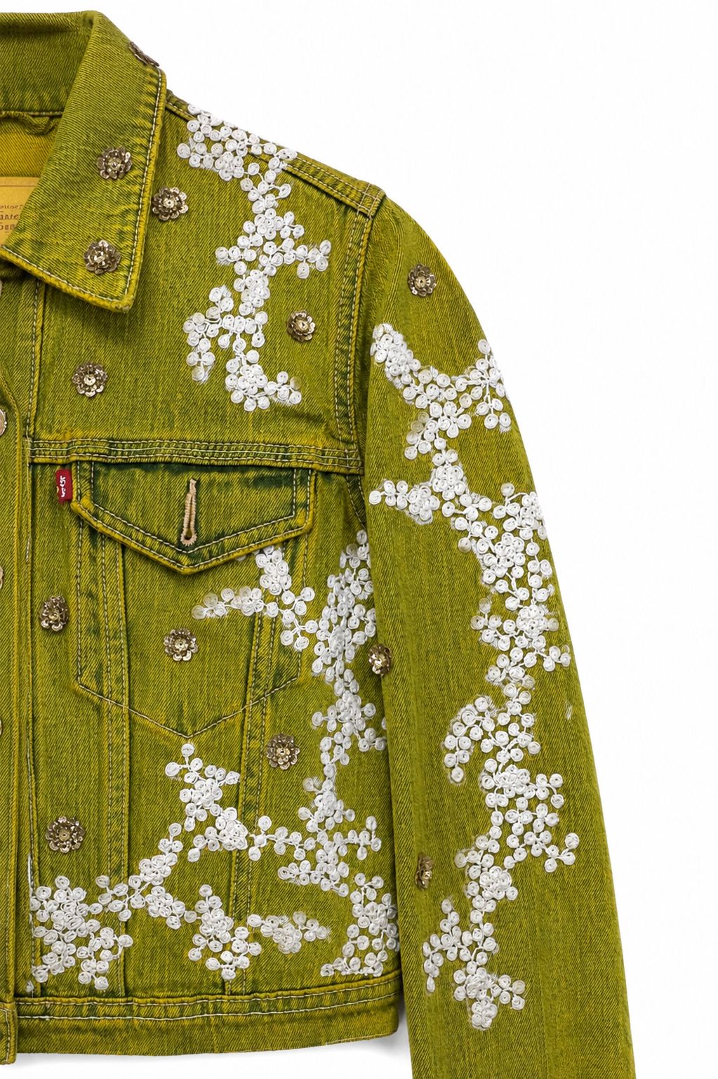 Vintage Levi's x Sabyasachi embroidery Upcycle Jacket
