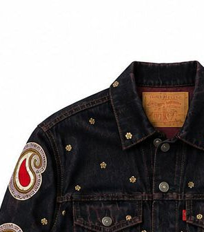 Vintage Levi's x Sabyasachi embroidery Upcycle Jacket