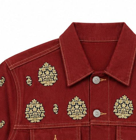 Vintage Levi's x Sabyasachi embroidery Upcycle Jacket