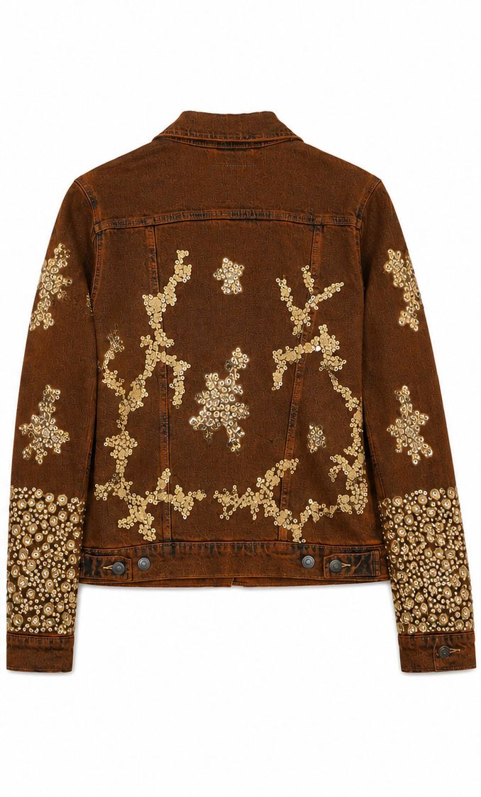 Vintage Levi's x Sabyasachi embroidery Upcycle Jacket