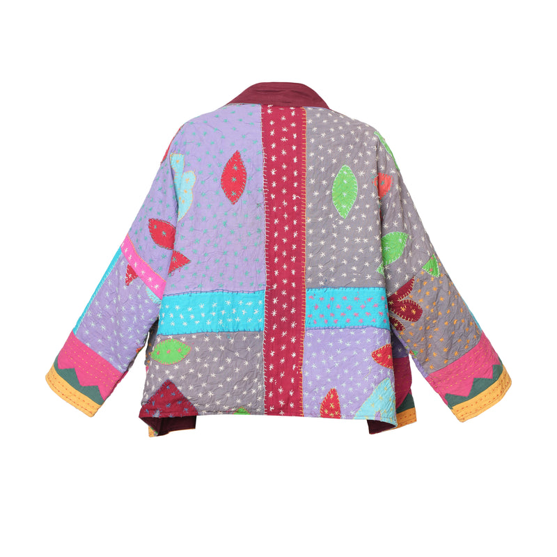 Vintage patchwork Kantha jacket