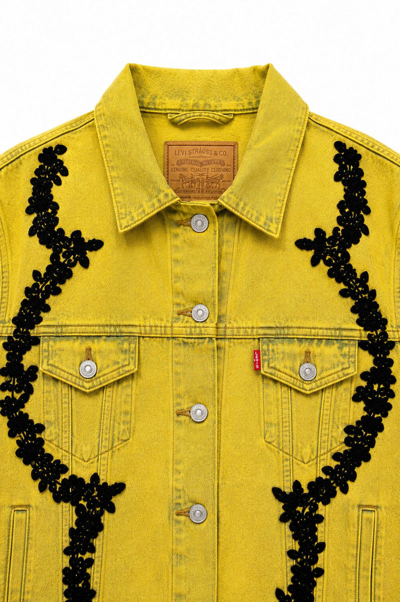 Vintage Levi's x Sabyasachi embroidery Upcycle Jacket