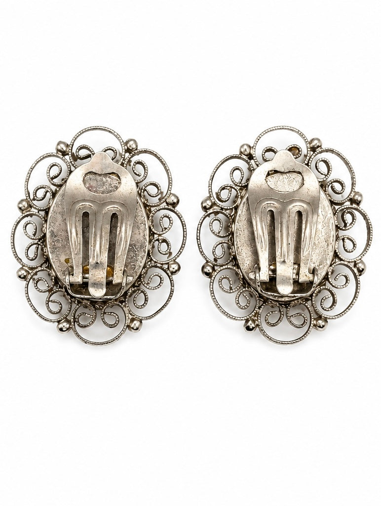 Vintage Micro Mosaic Earrings (BBS_MWCER007)