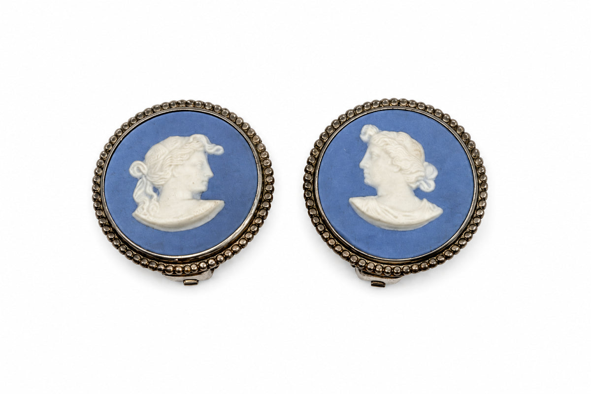 Vintage Wedgwood Earrings (BBS_MWCER002)