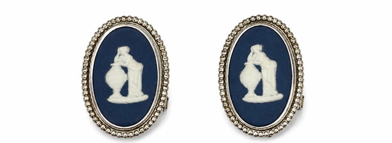 Vintage Wedgwood Earrings (BBS_MWCER003)