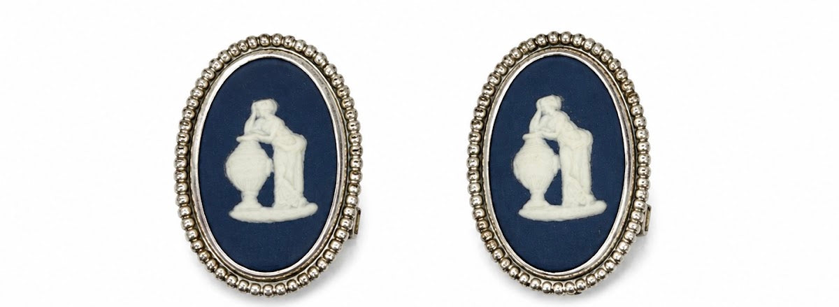Vintage Wedgwood Earrings (BBS_MWCER003)