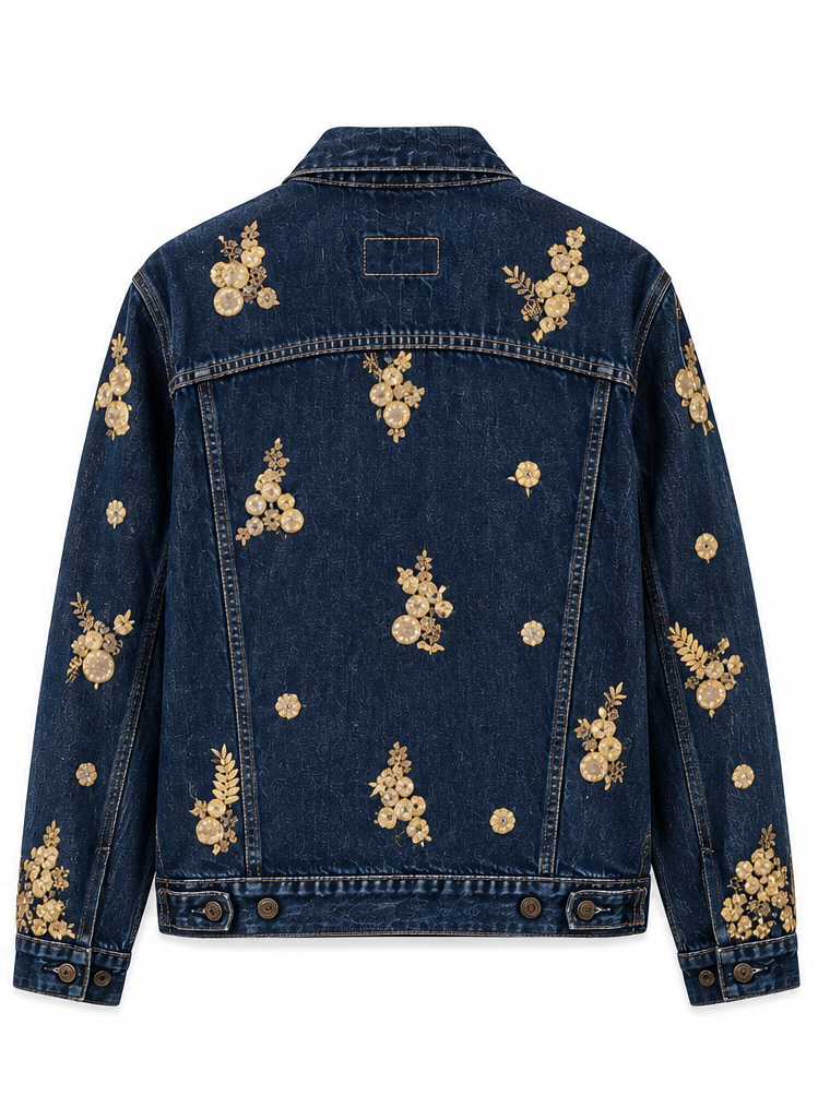Vintage Levi's x Sabyasachi embroidery Upcycle Jacket