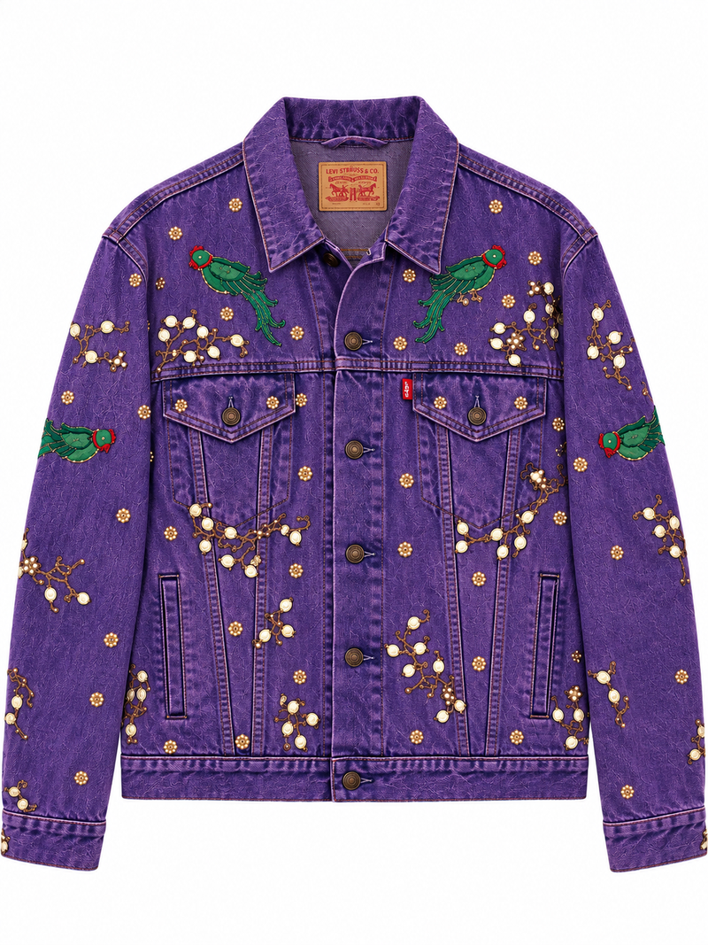 Vintage Levi's x Sabyasachi embroidery Upcycle Jacket