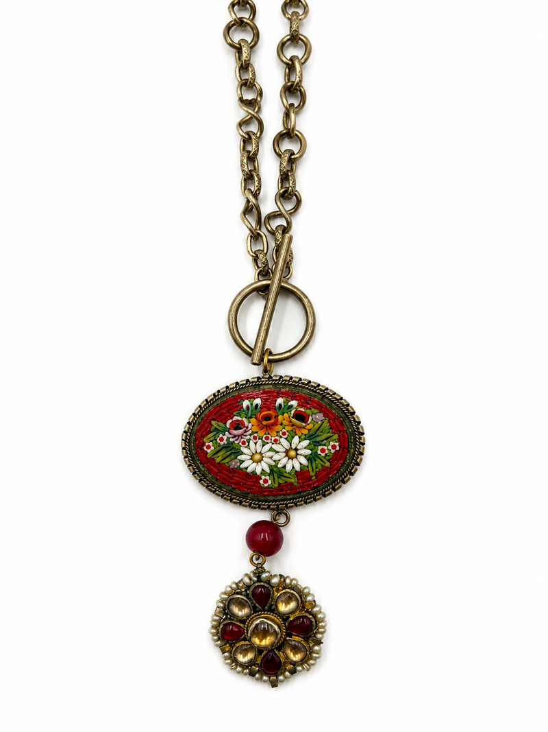 Vintage Mosaic Necklace