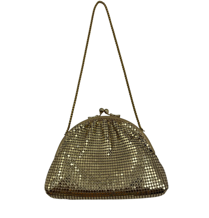 Vintage Gold Mesh Bag