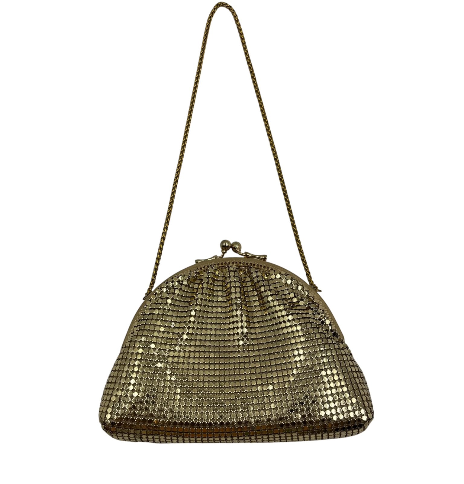 Vintage Gold Mesh Bag