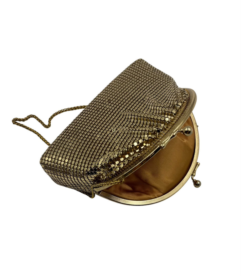 Vintage Gold Mesh Bag