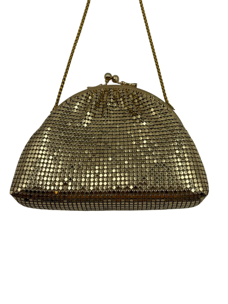 Vintage Gold Mesh Bag