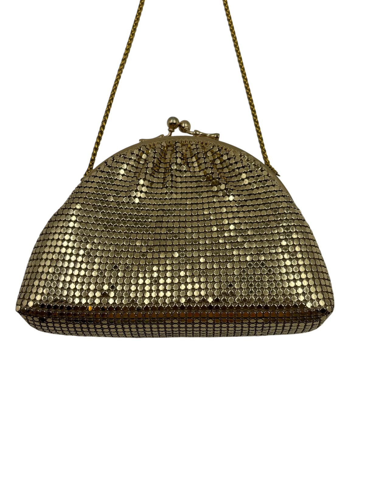 Vintage Gold Mesh Bag