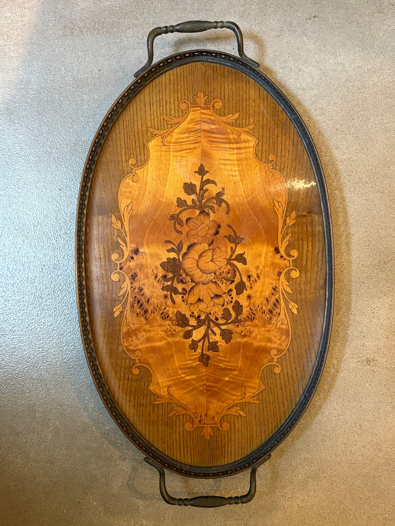Vintage Italian Wooden Tray