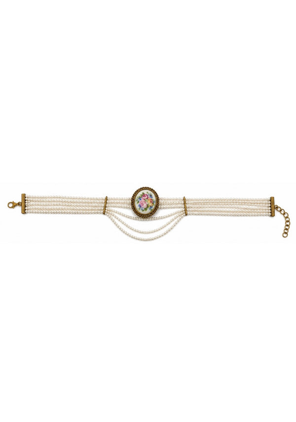Vintage Italian Handpainted Limoges necklace