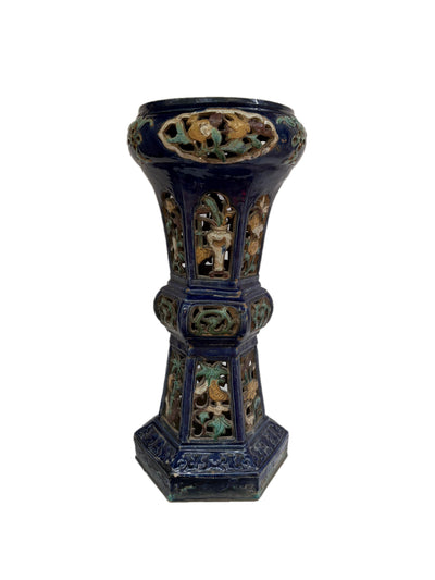 Chinese-Style Ceramic Plant Stand / Stool