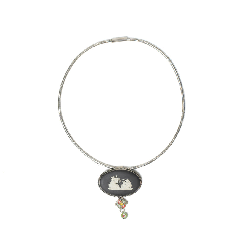 Vintage Wedgwood Mosaic Necklace