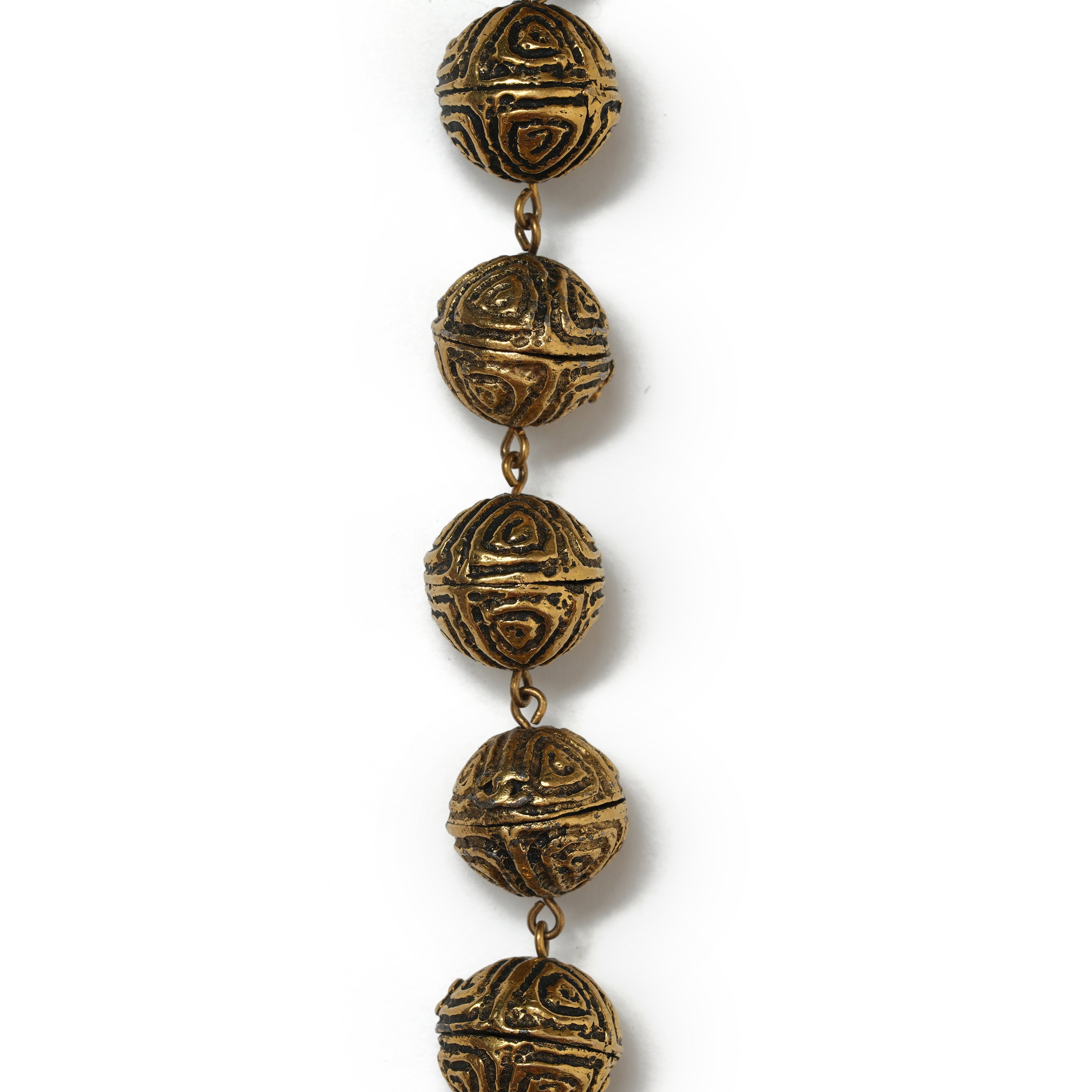 Vintage Chanel Textured Orb Bracelet - beg borrow steal studio