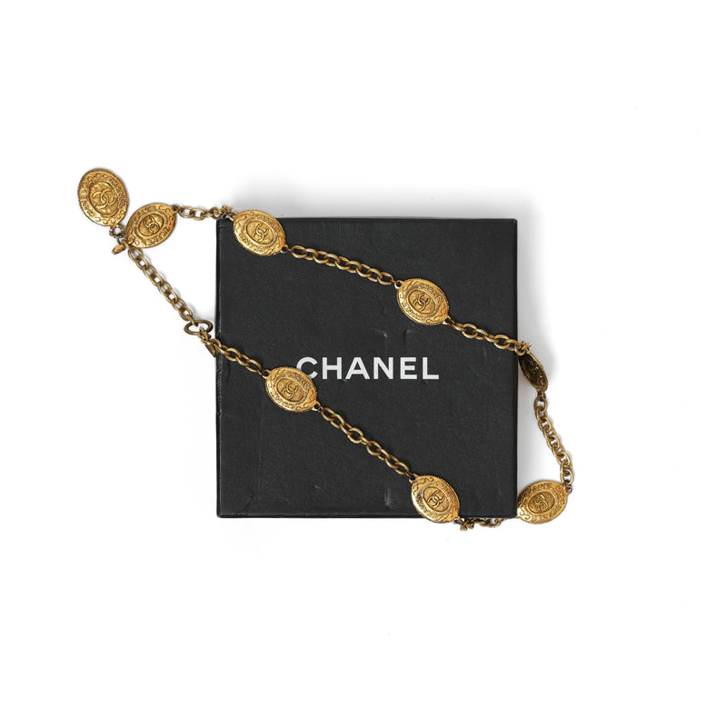 Vintage Chanel CC Logo Waist Chain - beg borrow steal studio