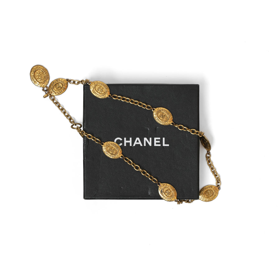 Vintage Chanel CC Logo Waist Chain
