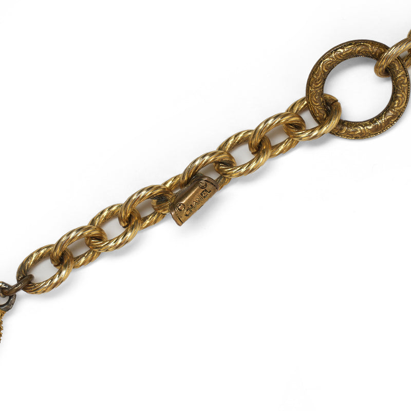 Vintage Chanel CC Logo Waist Chain - beg borrow steal studio