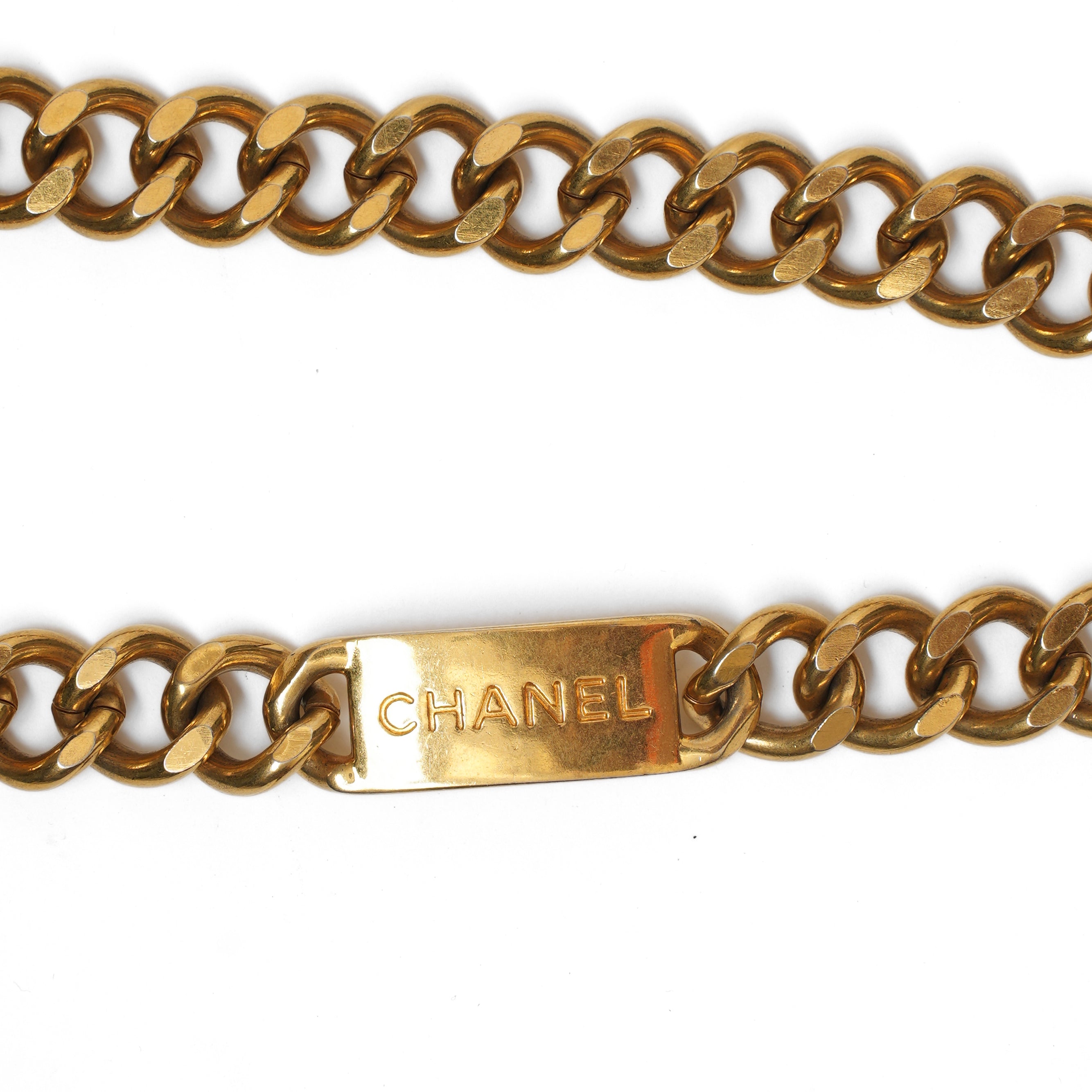 Vintage Chanel Chunky Curb Waist Chain - beg borrow steal studio