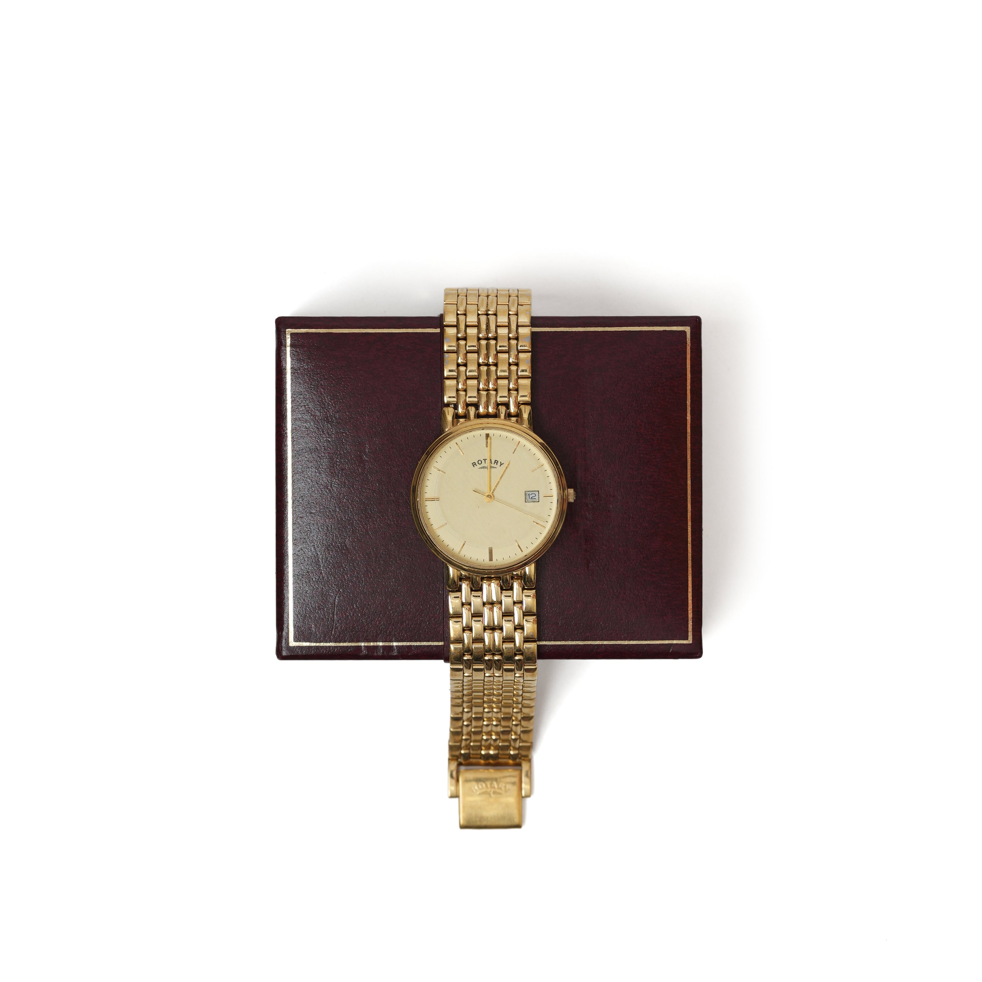 Vintage Rotary Round Quartz Watch - beg borrow steal studio
