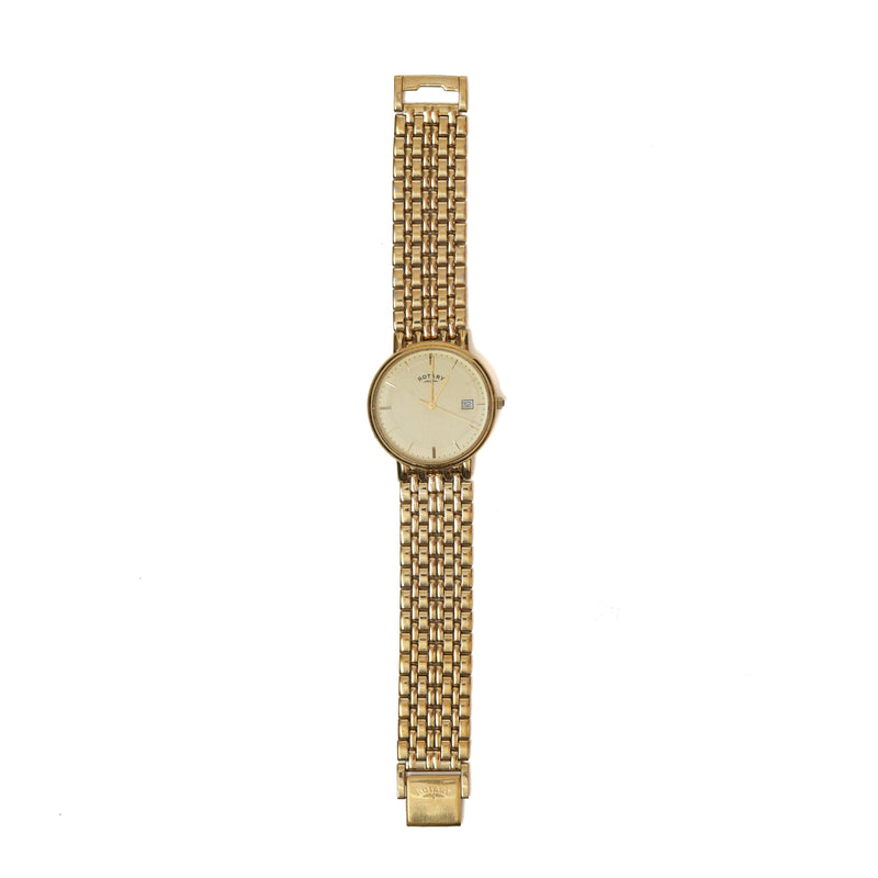Vintage Rotary Round Quartz Watch - beg borrow steal studio