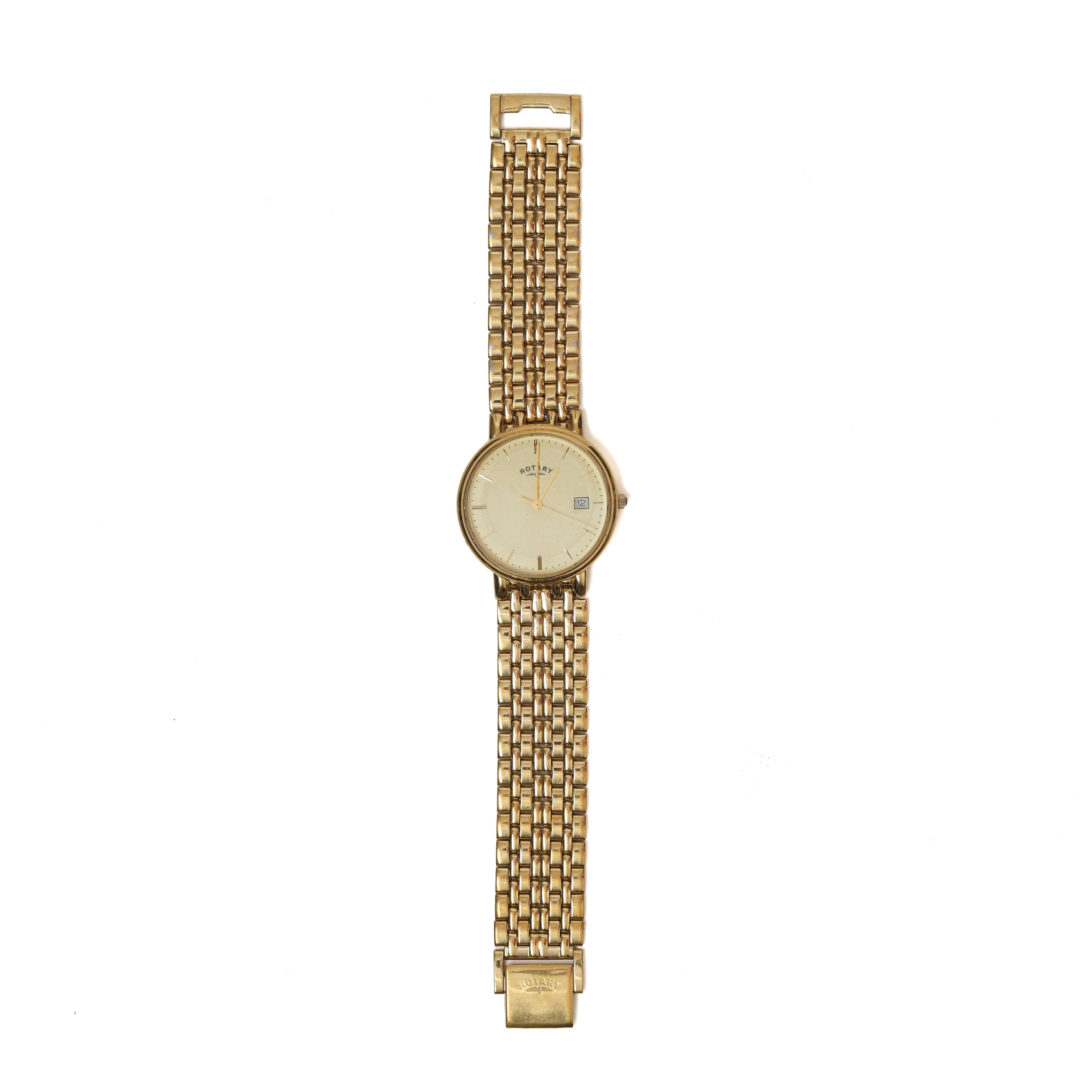 Vintage Rotary Round Quartz Watch - beg borrow steal studio