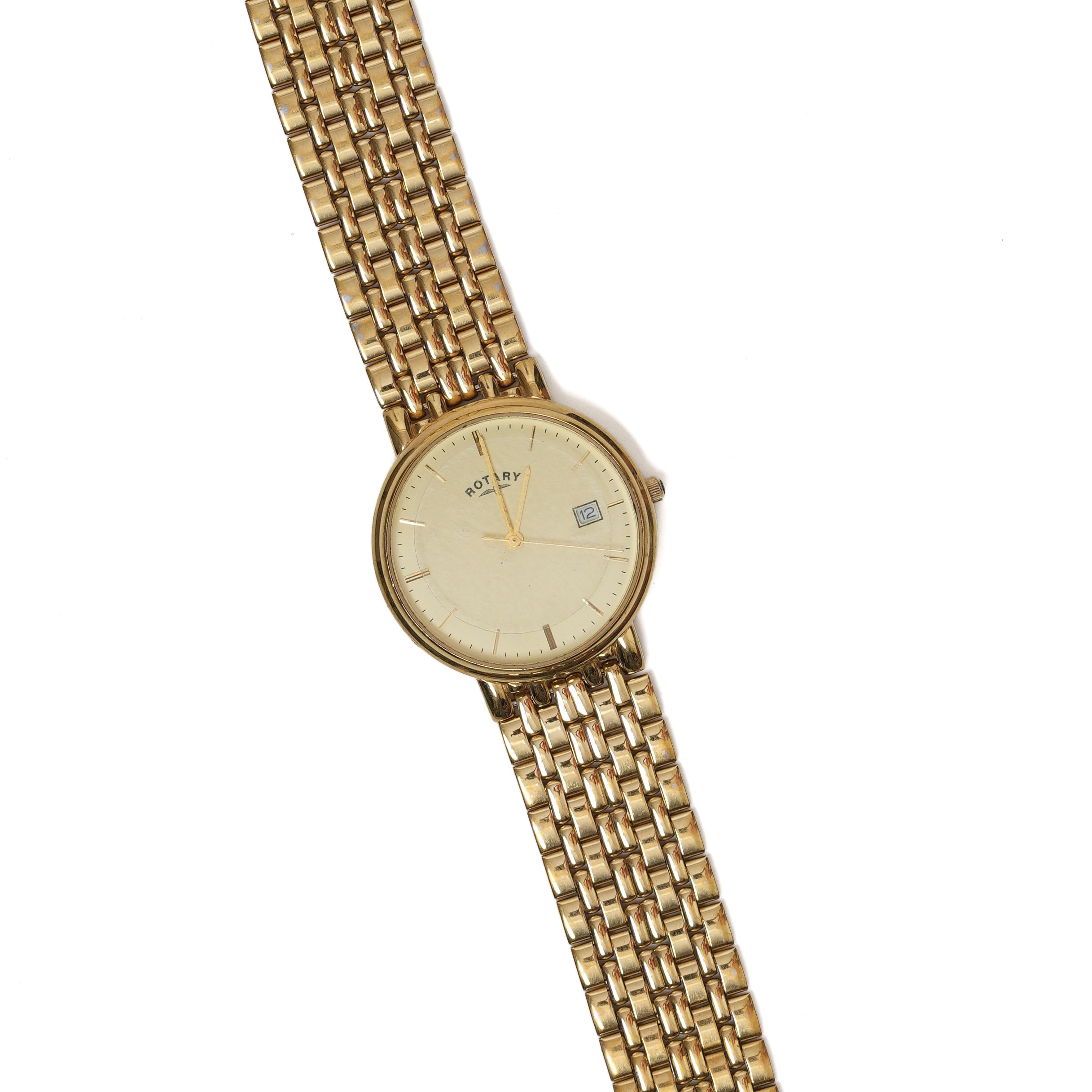 Vintage Rotary Round Quartz Watch - beg borrow steal studio