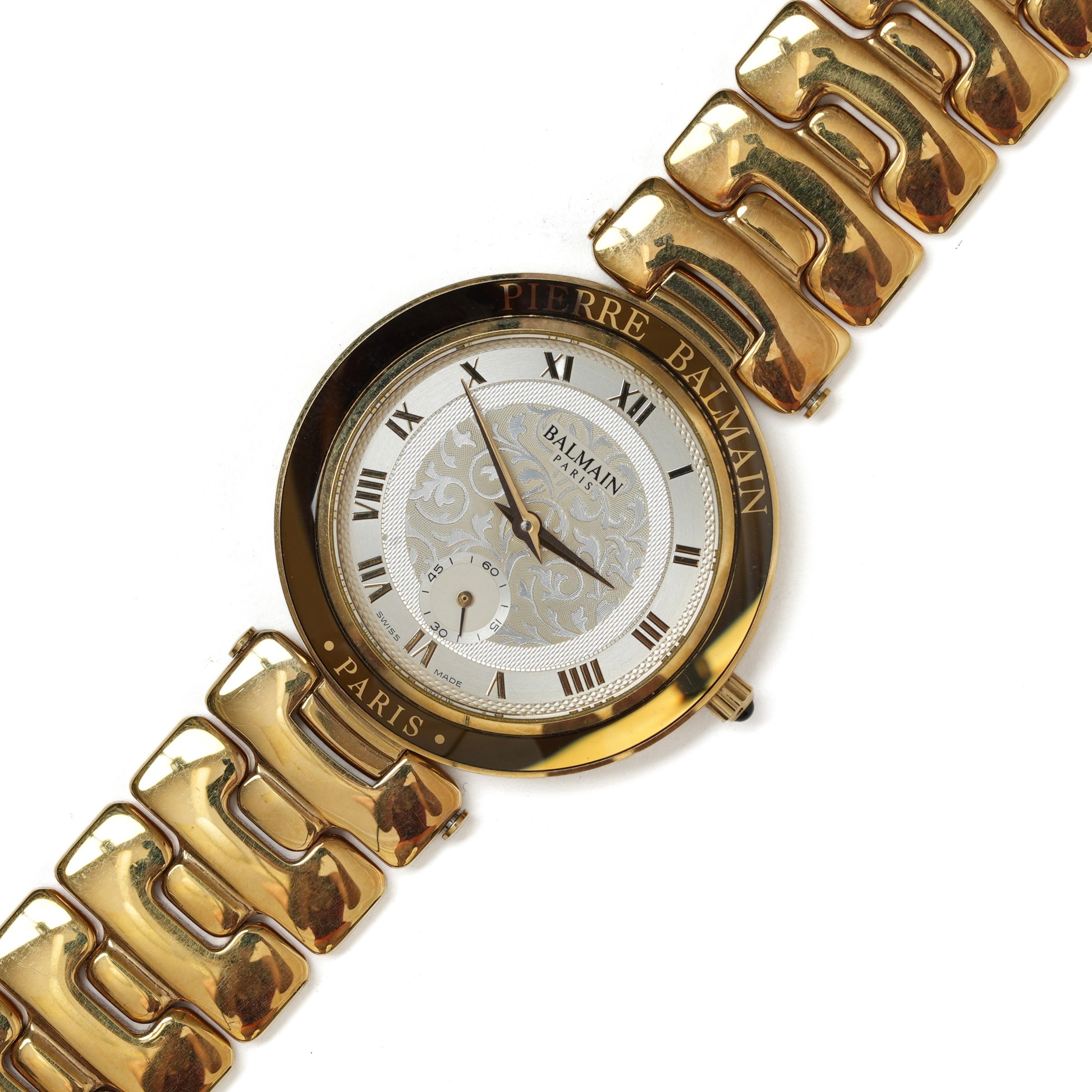 Vintage Pierre Balmain Paris Round Watch - beg borrow steal studio