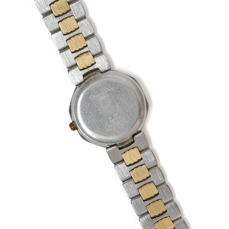 Vintage Christian Dior Depose Octagon Two-Tone Watch - beg borrow steal studio