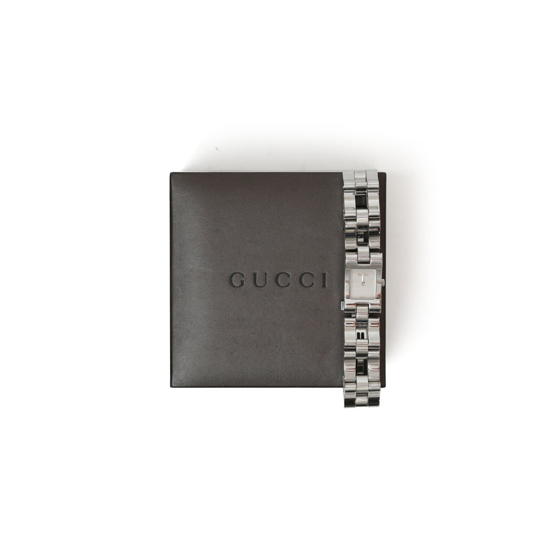 Vintage Gucci Square G-Face Stainless steel Watch - beg borrow steal studio