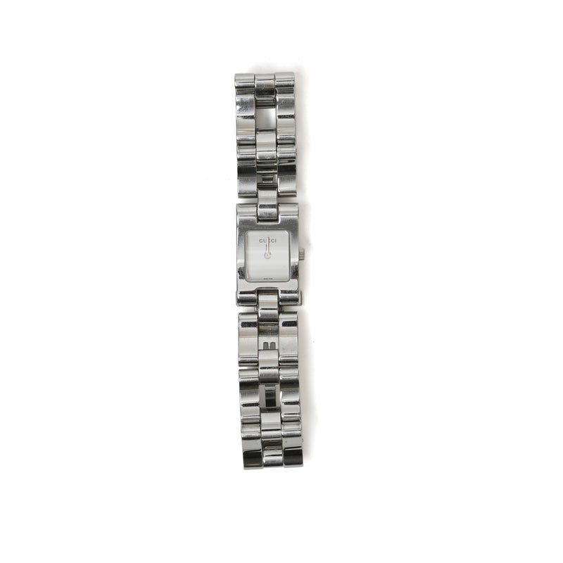 Vintage Gucci Square G-Face Stainless steel Watch - beg borrow steal studio
