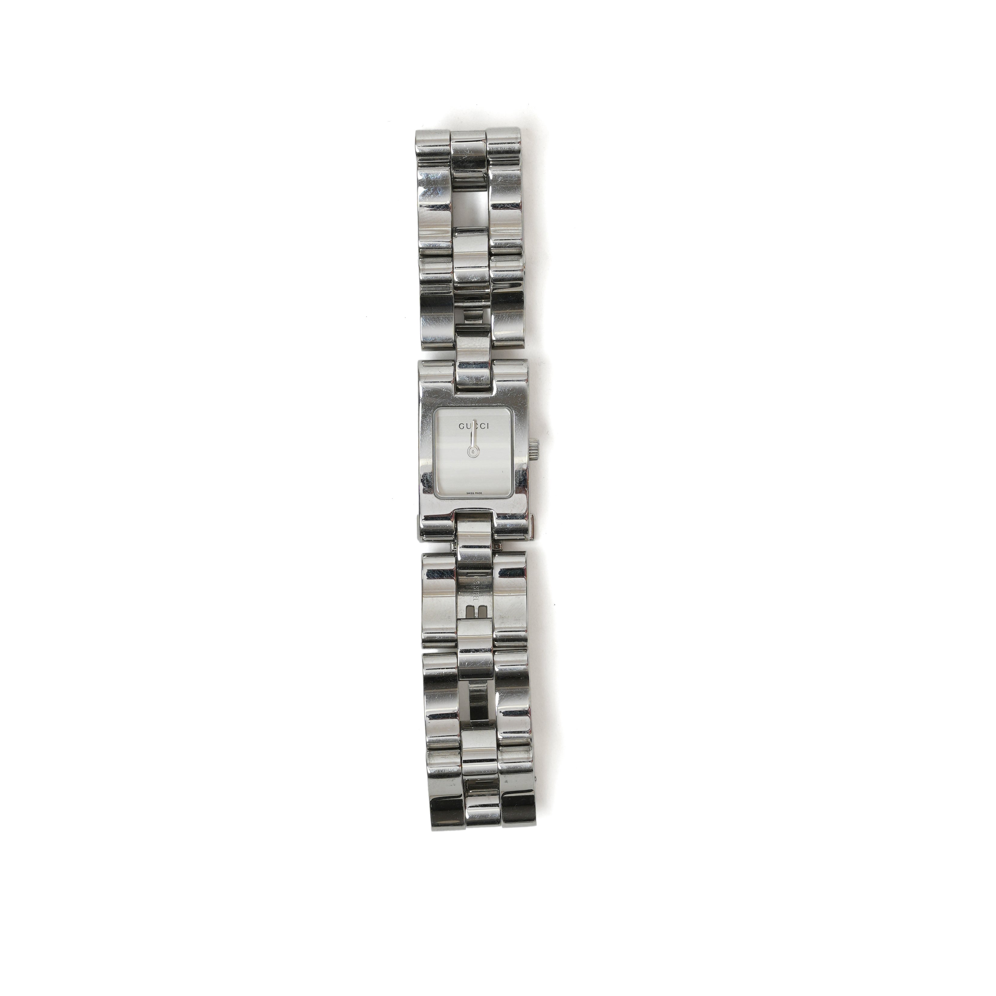 Vintage Gucci Square G-Face Stainless steel Watch - beg borrow steal studio